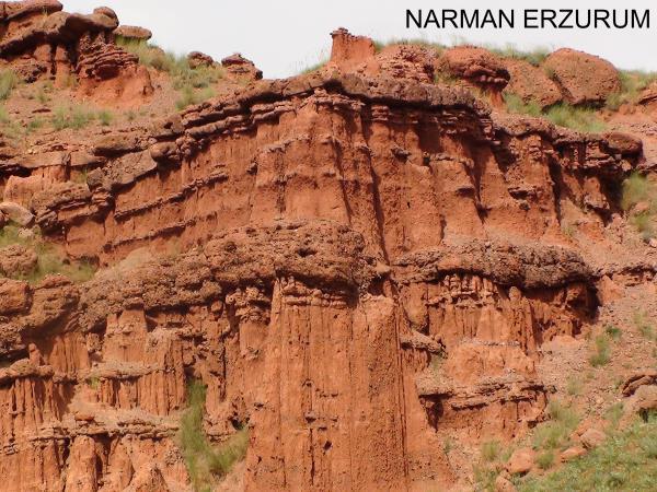 Hatta herkesin filmlerde Grand Kanyon olarak bildiği hani Amerika'da da her filmde vardır. Tamam da benim de Köprülü Kanyonum var. Eğer isterseniz sizi NARMAN-ERZURUM a götüreyim (Şekil 7).