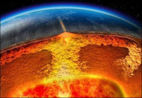 BUNLARI BİLİYOR MUSUNUZ? Dünya nın çekirdek kısmı 5500 santigrat derece sıcaklıktadır.