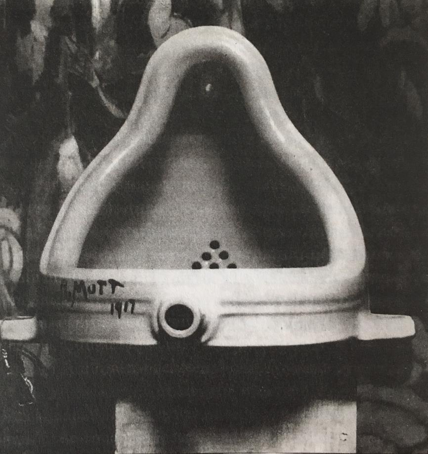 Resim 2.3. Marcel Duchamp, Çeşme (Fountain) 3, 1917, Fotoğraf: Alfred Stieglitz.