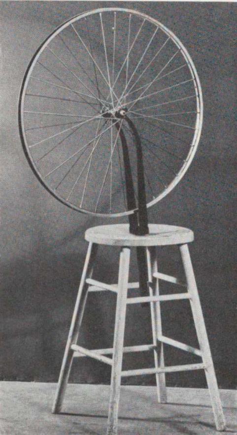 Resim 2.4. Marcel Duchamp, Bisiklet Tekerliği (Bicyle Wheel), 1951, 3. versiyonu, (1913 tarihli orjinali kayıptır), Sidney Janis Gallery, New York.