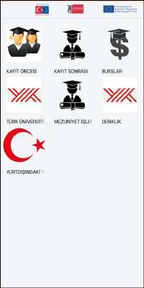 SOS Mobil Uygulama Yönergeleri Türkiye sayfasında 2.bölüm olan "Eğitim" bölümüne tıkladığınız takdirde yandaki sayfa ile karşılaşacaksınız.