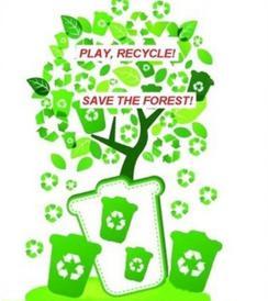 PLAY, RECYCLE! SAVE THE FOREST!
