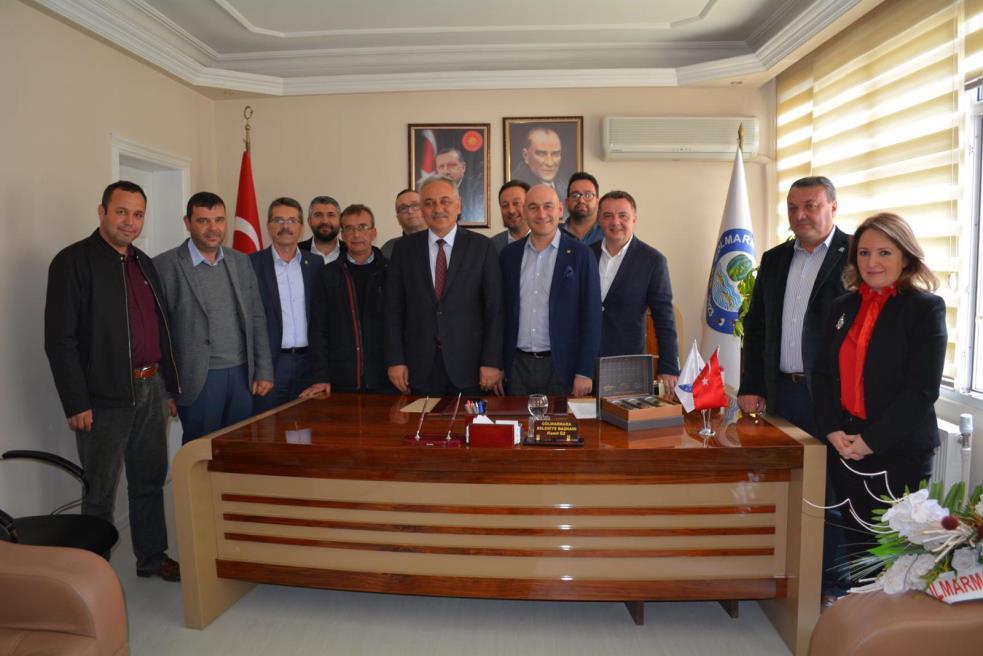 9 NİSAN 2019 BELEDİYE BAŞKANI BESİM DUTLULUYA ZİYARET Akhisar belediye başkanı Besim