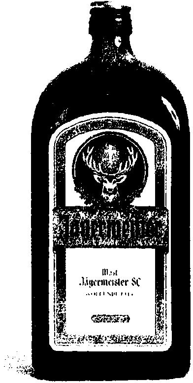 Ünlü bitter likörü Jagermeister. ca bir b ardağa doldurulan enerji içeceğinin içine likör shot bardağıyla beraber atılıp tek seferde içiliyor.