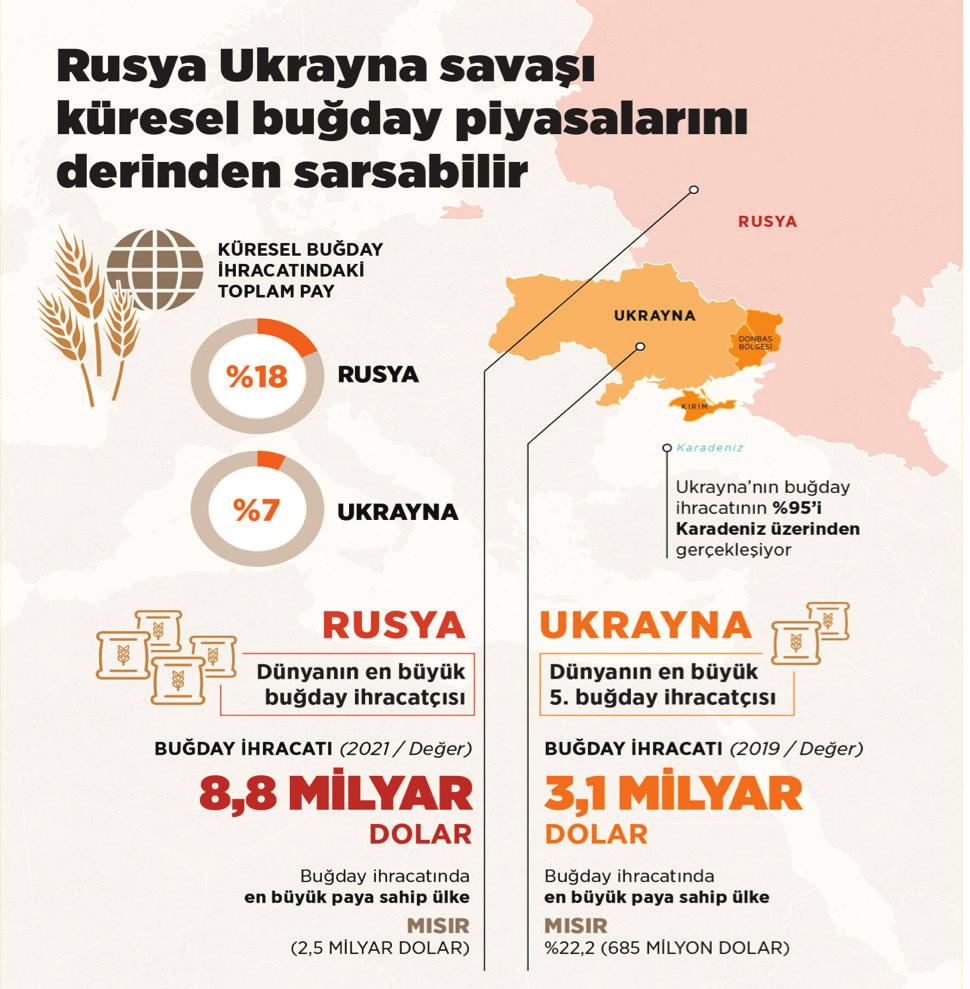 EKONOMİK VE FİNANSAL YANSIMALAR Gıda ticaretine sınırlamalar da sorunun bir başka boyutudur. Örneğin Ukrayna savaş başlayınca ayçiçeği yağı ihracatını durdurmuştur.