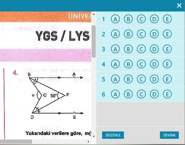 Kişisel Yaprak Test Oluşturma B3-1 Seçeneğinden Yeni Yaprak Test Menüsüne girilir, B3-2 B3-3 B3-1 -> butonuna tıklayarak modülü açılır.