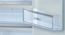 Bosch Buzdolapları 9 4 Yıldızlı Derin Dondurucu Buzdolabınızın dört yıldızlı derin dondurucu bölümü, yiyeceklerinizi sürekli taze tutmak ve uzun süre korumak için en ideal çözümdür.
