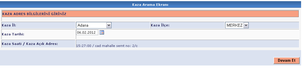 İŞ KAZASI BİLDİRİMİ İŞ KAZASI BİLDİRİM GÜNCELLEME İŞLEMLERİ Şekil 50.