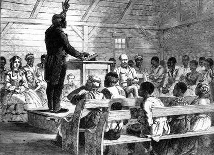 SİYAH KİLİSENİN DEHASI oldu. Karayip kolonilerinde ve Brezilya da köleler arasında ölüm oranı doğum oranından fazlaydı, oysa A.B.D. de siyahlar beyaz nüfus ile aynı oranda çoğaldılar.