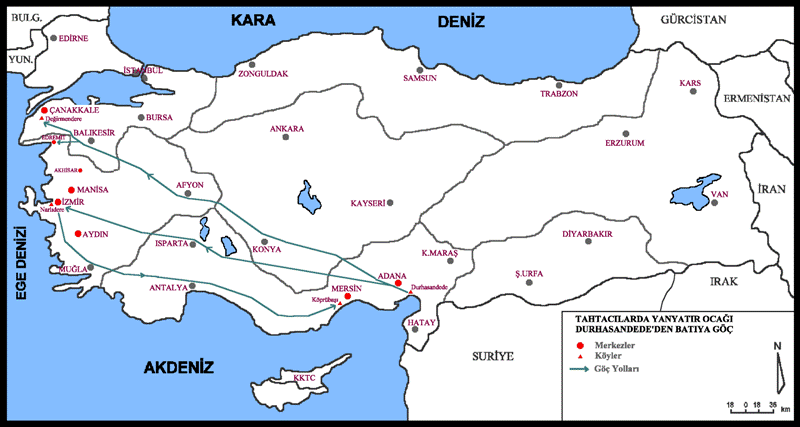 Narlıdere tek merkez iken, Anadolu nun tamamına yetiyorlardı. Eskilere inerek bu ocağın tesir sahalarını görelim.