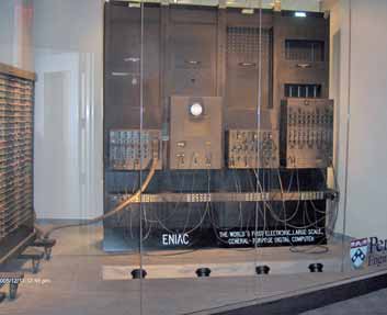 Glen Beck (geride) ve Betty Snyder (önde) ENIAC yi programlıyorlar. Amerikan Ordu Arşivi KÜLTÜR TARİHİ 38 Pennsylvania Üniversitesi nde ENIAC nin 4 paneli ve bunlarda birinin 3 fonksiyonlu tablosu.