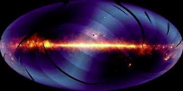 olarak gözlenen kısım, yıldızlar arası gaz ve tozdan gelen düşük yoğunluklu infrared ışınımlarıdır.