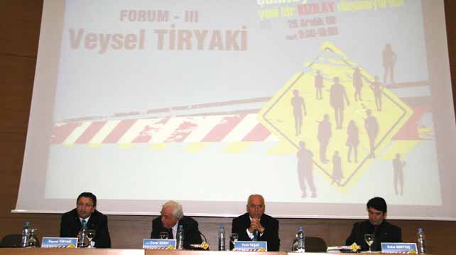 Alt nda Belediye Baflkan Veysel Tiryaki, A.Ü. Siyasal Bilgiler Fakültesi Ö retim Üyesi Prof. Dr.