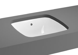 Beyaz Tezgahaltı lavabo, 37 cm Kod: 5666 Ağırlık (kg): 10 Armatür 