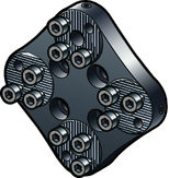 oromant apto kesme üniteleri oroturn R rijit bağlama tasarımı oromant apto saplı kesme üniteleri iriş açısı (ilerleme açısı): İlerleme açısı: -5 DMNN κ
