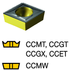 oromant apto saplı kesme üniteleri oromant apto kesme üniteleri oroturn 107 vidalı bağlama tasarımı SVML iriş açısı (ilerleme açısı): κ r