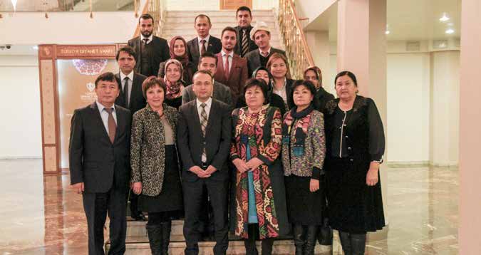 KIRGIZİSTAN HEYETİ Kırgızistan Cumhuriyeti Parlamentosu Meclis Başkan Vekili Bodoş Mamırova Türkiye Diyanet Vakfını ziyaret etti.