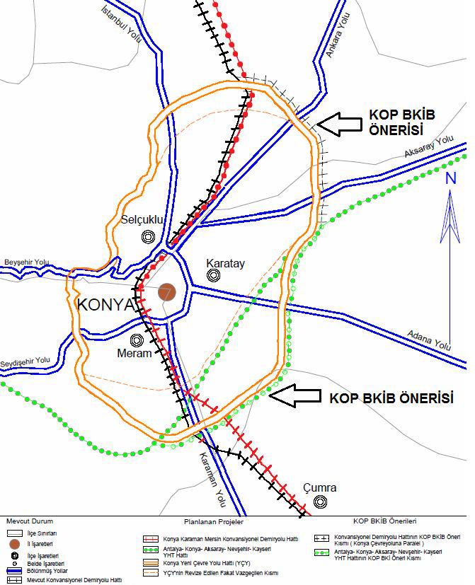 Şekil 15 Konya İli Yeni Çevre Yolu ve