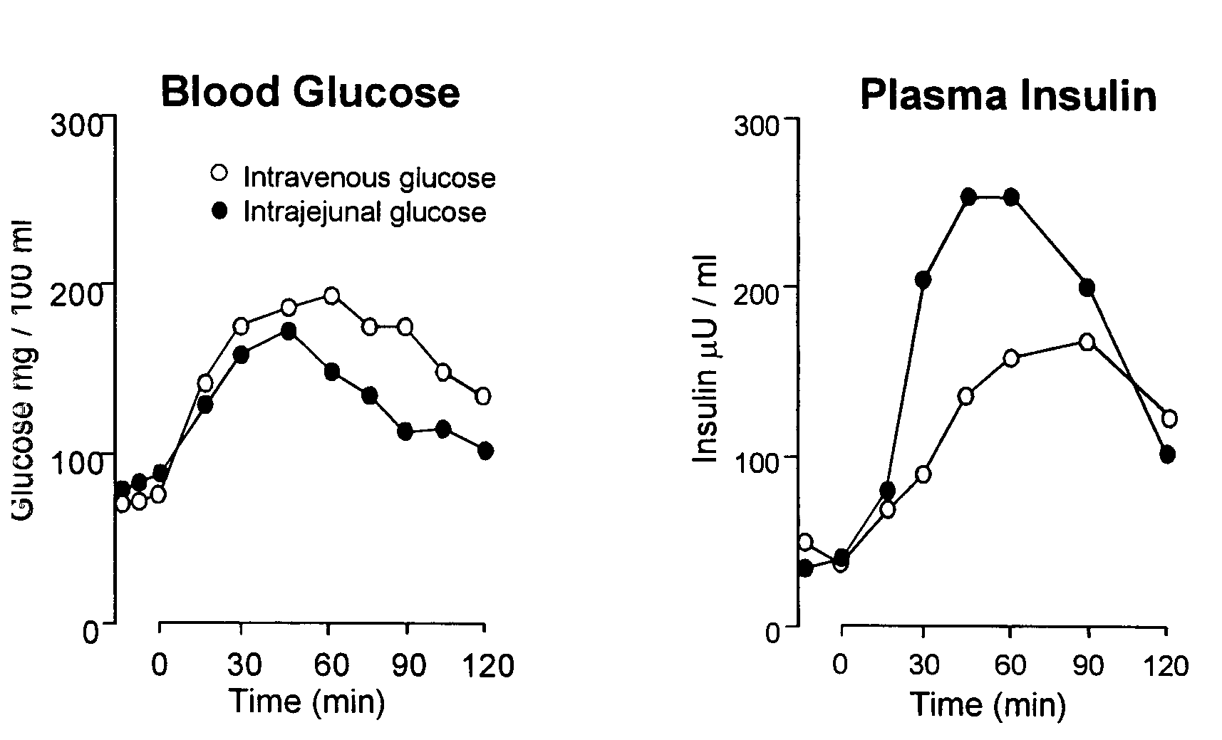 Oral-intestinal glukozun insülin