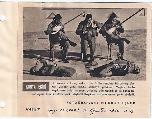Bursa Kılıç Kalkan, Çorum, Diyarbakır, Erzurum (Kadın- Erkek), Gaziantep 2. Halk Oyunları Bayramı: 19-29 Temmuz 1956 Açık Hava Tiyatrosu nda. 1. Program: 19-23 Temmuz. Gündüz ve gece.