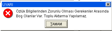 Aktarma yapıldıktan sonra varsa gerekli düzeltmeler ve yeni girişler HİTAP projesi üzerinden yapılacaktır.