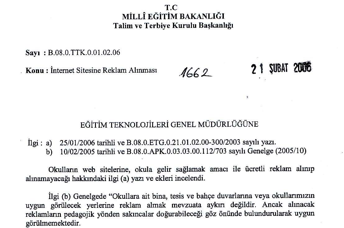 T.C. Millî Eğitim Bakanlığı İnternet WEB Sitesi Genel Kuralları (Web Yayın Ekibi Evrakları 6/8) T.C. Millî Eğitim Bakanlığı İnternet WEB Sitesi Genel Kuralları 0 Konu, Amaç ve Kapsam 0.