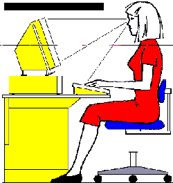 Çalışma alanı ergonomik boyutlarda olmalıdır Klavyede avuçlar paralel olarak tutulmalıdır Ön kollar yatay konumda olmalıdır Yazı yazarken bilekler düz durmalıdır Doğru materyal yerleşimi, doğru yazım