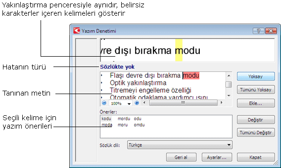 Bu yöntem kaynak ve sonuç belgeleri karşılaştırmanız gerektiğinde kullanışlıdır. Ana Araç Çubuğu, açılır kaydetme seçenekleri menüsüne erişim sağlar.