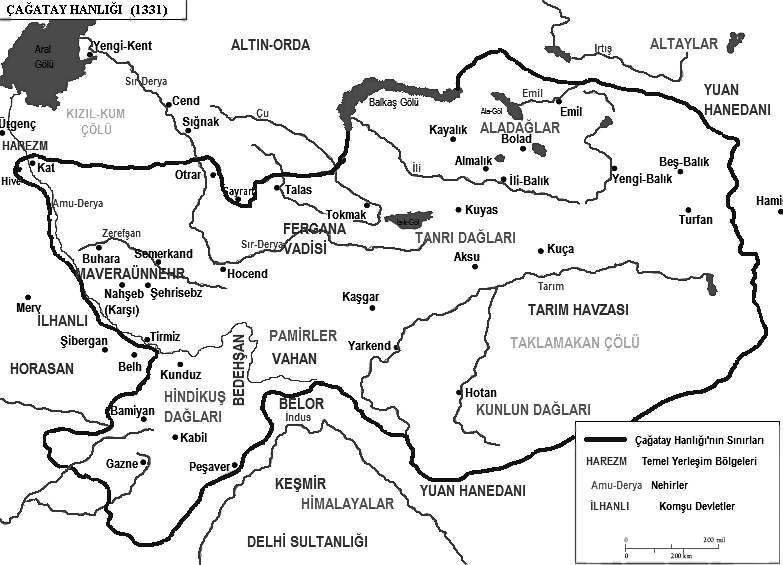 5. Ünite - Mo ol stilas Zaman nda Türkistan 97 mak isteyen Olcay-Timur onun üzerine yürümüfltür.