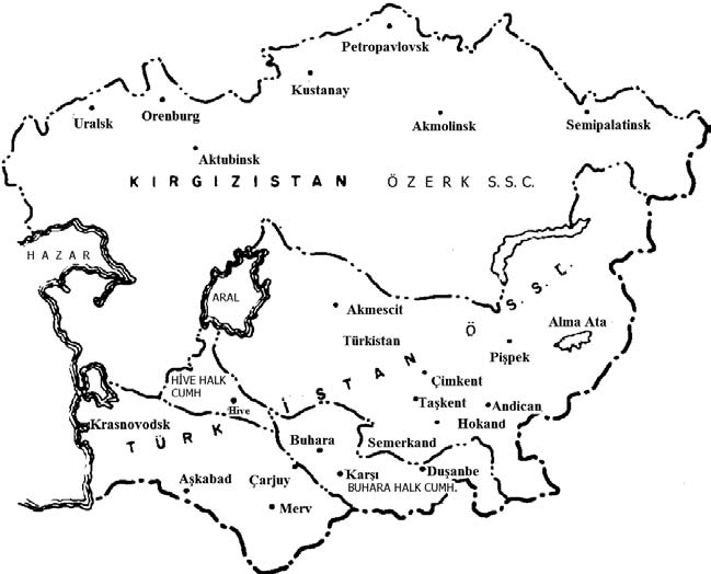 10. Ünite - Sovyet Dönemi ve Sonras nda Orta Asya belirlendi. Türkistan da 1917 sonunda Hokand merkezli özerk bir cumhuriyet ilan edildi.