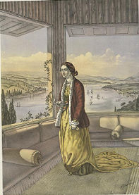 Gürsoy ŞAHİN 224 Resim-4 İstanbul da Ermeni bir Kadın Evinde H. J. Van LENNEP, Oriental Album, s. 13.