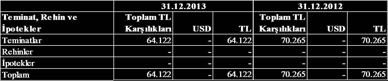 özkaynaklarına oranı 31.12.