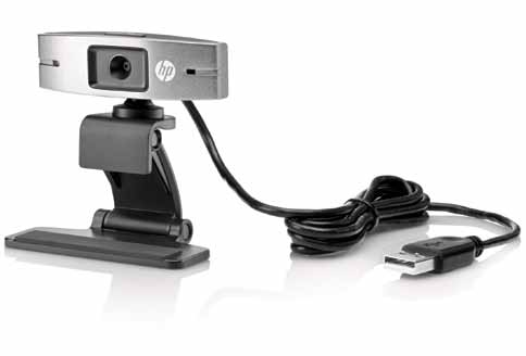 1 HP USB HD 720p v2 Business Web Kamerası, bilgisayarınızdaki herhangi bir USB bağlantı noktasına takılabilen ve monitörünüzün üstüne düzgün şekilde oturan küçük boyutlu tasarımıyla profesyonel