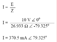 5258j Ω R = 5 + 0 j Ω Z = R + X = 5 26. 5258j Ω = 26. 993 79. 325 c olarak bulunur.