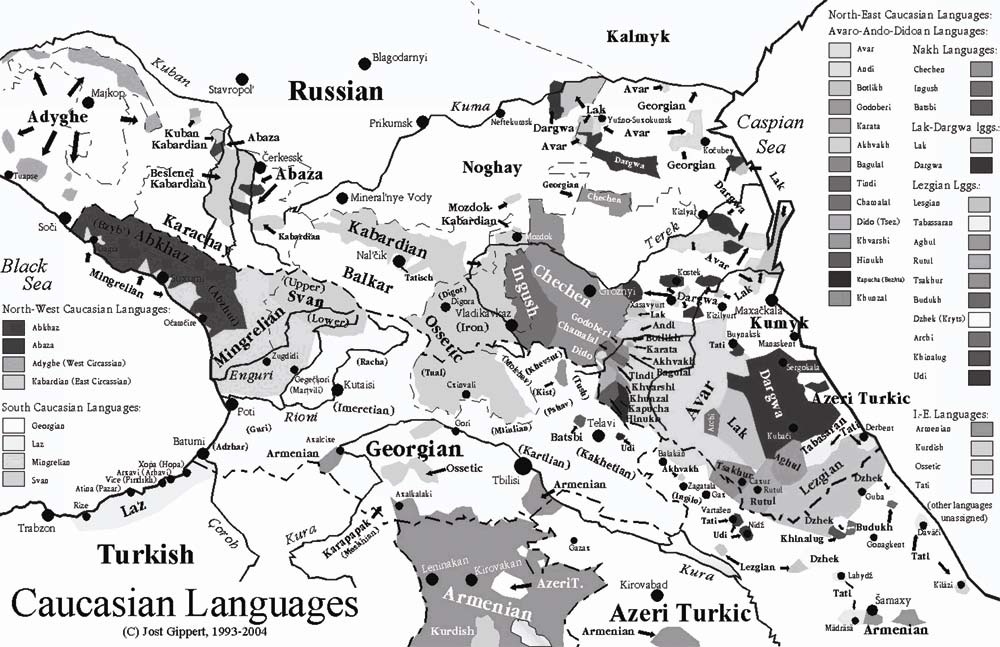 maktadır. Kesin rakamlar bilinmemekle birlikte, Türkiye de Kafkaslarda yaşayandan daha fazla Çerkes ve Abaza bulunmaktadır.