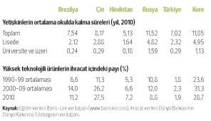 başına gelir düzeyinin 2010 yılında 10 bin 438 dolar düzeyinde tespit edilmiştir.