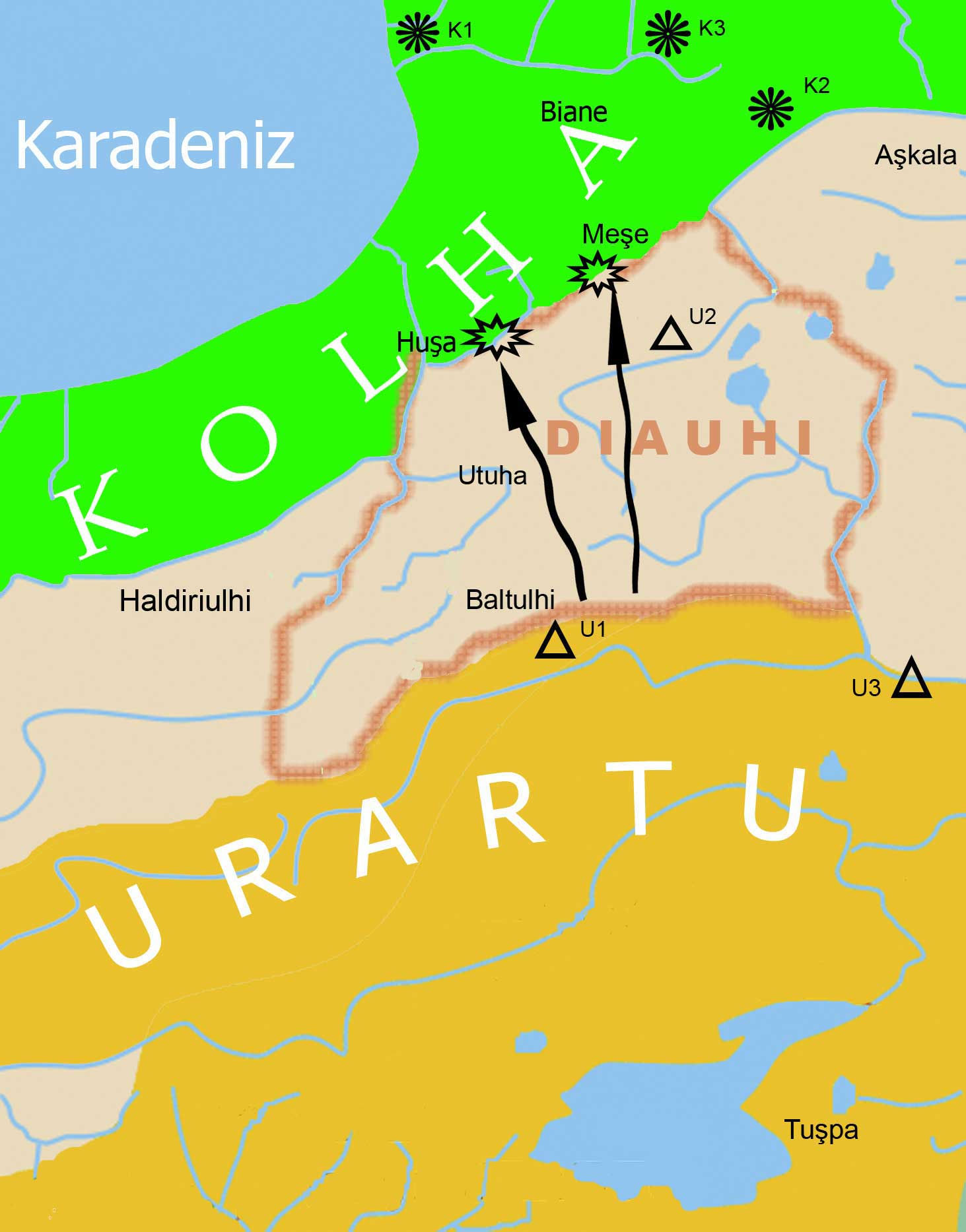 II.Sarduri'nin Kolha seferleri ( M.Ö. 749-746 ) sonra gerçekleştireceği 2.