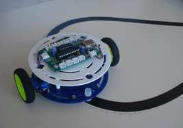 CNY70, QRD1114 gibi optik algılayıcılar yardımıyla görüp takip edebilen robotlardır.
