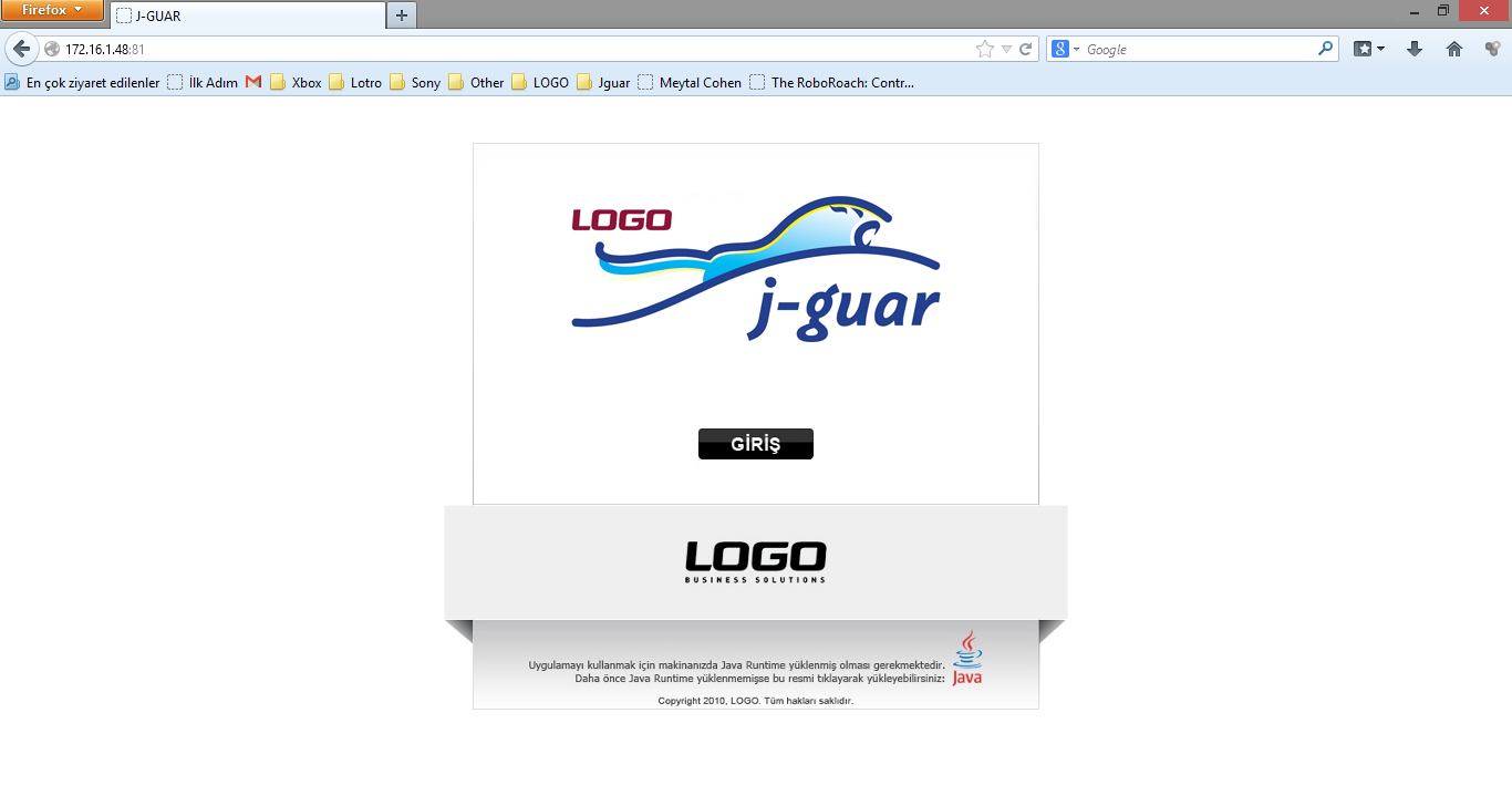 Jguar a Load Balancer üzerinden ulaşılması ve JkManager ın browserda görüntülenmesi