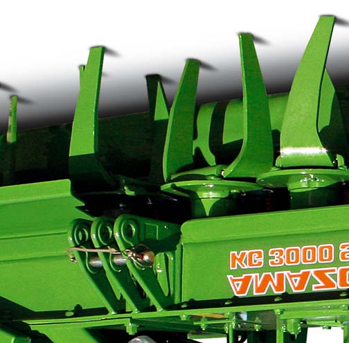 KG Super ağır tip toprak mikseri «Güç ekipmanı» Azami 300 BG güce sahip traktörler için 3 m, 3,5 m veya 4 m çalışma genişliğinde, yeni ve güçlü bir şanzımana sahip KG Super.