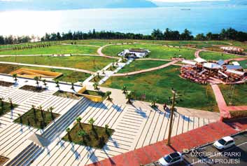 Parkın kara sınırlarını Gelibolu Yarımadası nın Saroz Körfezinden Ece Limanı ile Çanakkale Boğazı nda yer alan Akbaş İskelesi arasında çizilecek bir hat oluşturur.