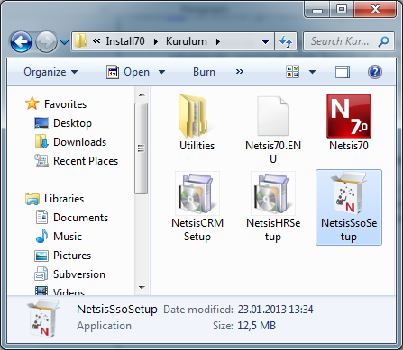 Netsis 7.0 Kurulum İşlemleri Ürün Grubu [X] Netsis Enterprise [X] Netsis Standard [X] Entegre.