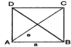 ABCD eşkenar dörtgeninde; A(ABCD) = a.