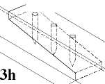 9.3.1.2 - Tek katı ahşap olan binalarda dikmeler, taban ve başlık kirişleri ile çaprazların enkesit boyutları en az 10 cm x 10 cm, ara kirişlerin enkesit boyutları ise en az 5 cm x 10 cm olacaktır. 9.