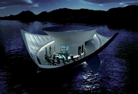 Bu yılın kazanan tasarımı ise doğadan etkilendi. 40 metre uzunluğundaki Allochroous yat, Türk tasarımcı Ezgi Aksan ve İtalyan tasarımcı Ambra Ceronetti nin ortak çalışması.