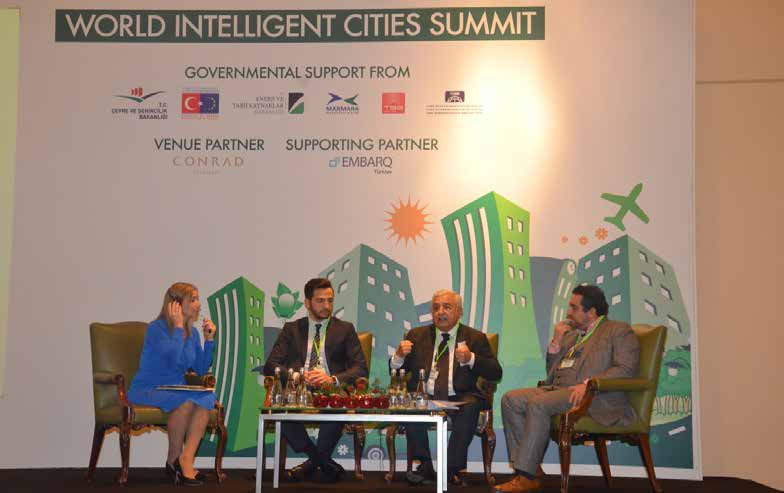 66 Dünya Akıllı Şehirler Zirvesi İstanbul da gerçekleşti Dünya Akıllı Şehirler Zirvesi bu sene 10-11 Aralık 2014 tarihlerinde Conrad İstanbul da gerçekleşti.