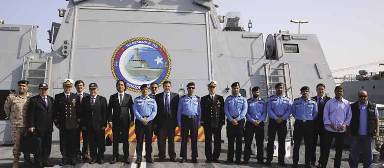 22 savunma - bilişim TCG BÜYÜKADA nın seyri, Türk savunma sanayinin bölgede tanıtımına büyük katkı sağlıyor Savunma Sanayi Müsteşarlığı nca yürütülen MİLGEM Projesi kapsamında üretilen ikinci gemi