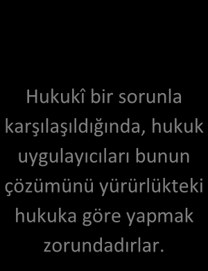 tüzük, yönetmelik gibi) yazılı kurallarını belirtmek için ise mevzu hukuk terimini kullanırlar.