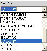 Alan Adı kriter seçimi;