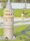 BAHÇIVANLIK EL KİTABI Galata Kulesi Ertuğrul Gazi Evleri Hacı Bektaş-ı Veli Külliyesi İstanbul surları- Yedikule Miniatürkte